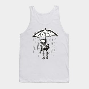 Robot in the Rain Tank Top